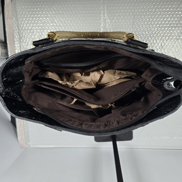 Y2K Purse Unbranded Black n Gold Large - Picture 9 of 11